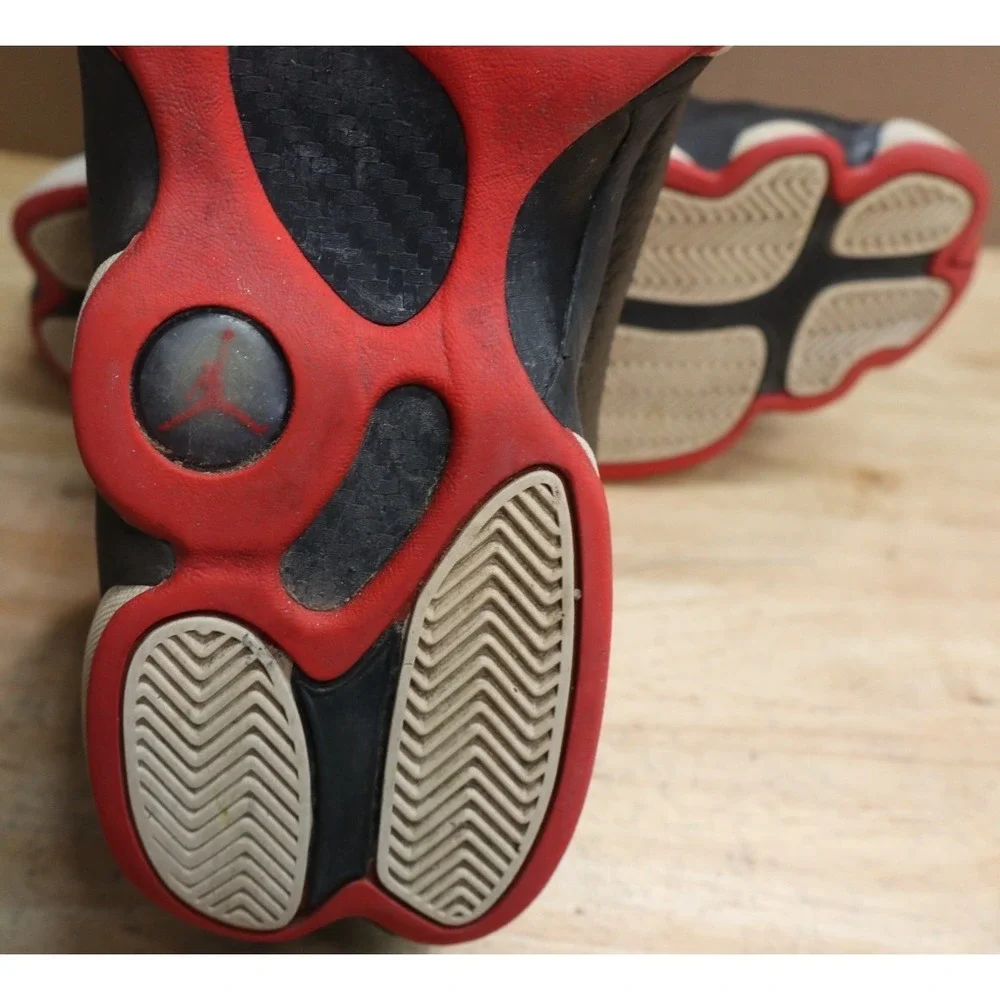 Air Jordan 6 Rings Shoes Black Red‎ White 